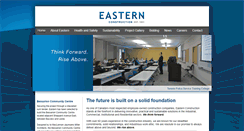 Desktop Screenshot of easternconstruction.com